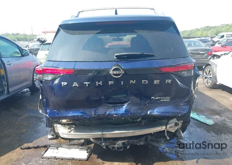 2022 Nissan Pathfinder Platinum 4Wd from USA, damaged, VIN 5N1DR3DK3NC246014